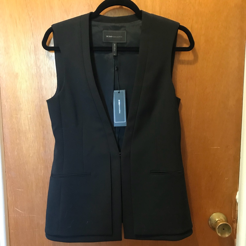 Nwt Bcbg Maxazria Eddie Vest